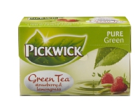 Te Pickwick grøn te Jordbær+Citron 20breve/pak - (20 x 12 pakker)