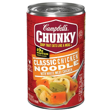 Campbell's Chunky Classic Chicken Noodle Soup - 18.6 oz