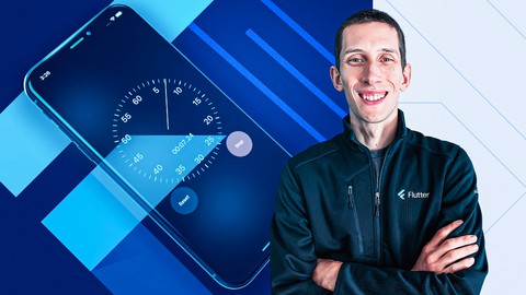 Buy Build a Flutter Stopwatch App with Custom UI and Animations Online