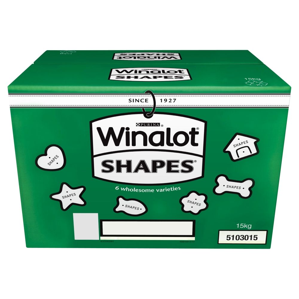 Winalot Shapes Dog Biscuits - Economy Pack: 2 x 15kg