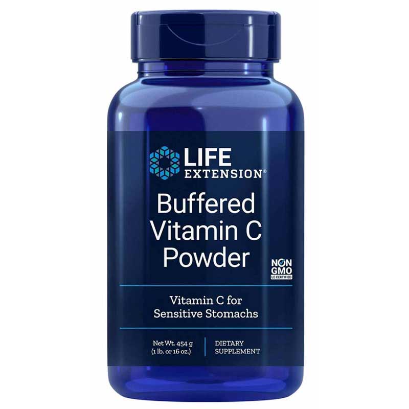 Life Extension Buffered Vitamin C Powder 16 Oz