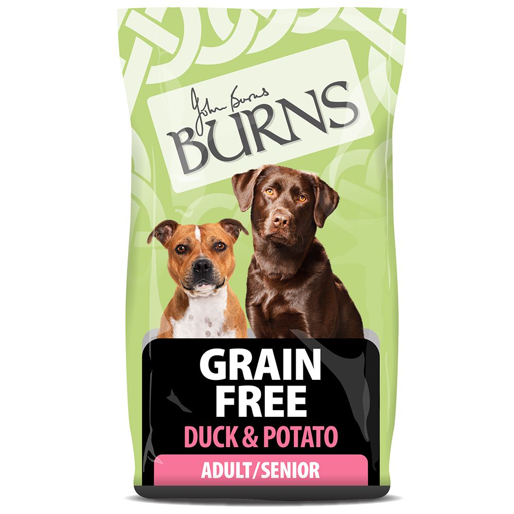 Burns Grain Free Adult Dry Dog Food - Duck & Potato - 12kg