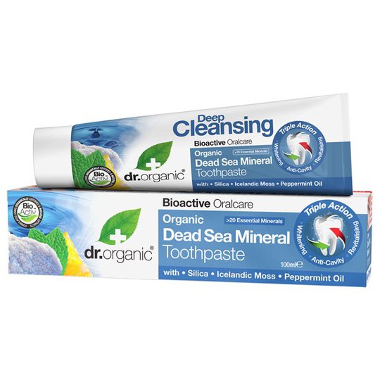 Dr. Organic Dead Sea Mineral Toothpaste, 100 ml