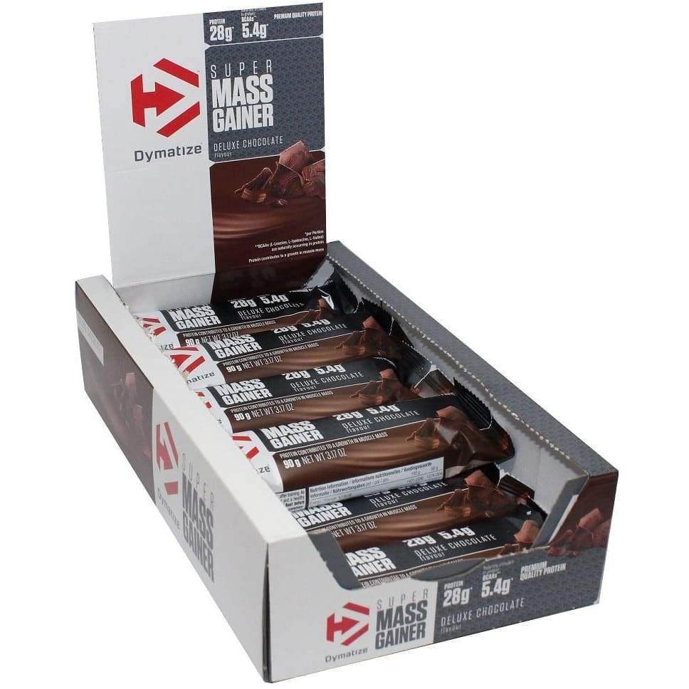 Super Mass Gainer Bar, Deluxe Chocolate - 10 bars