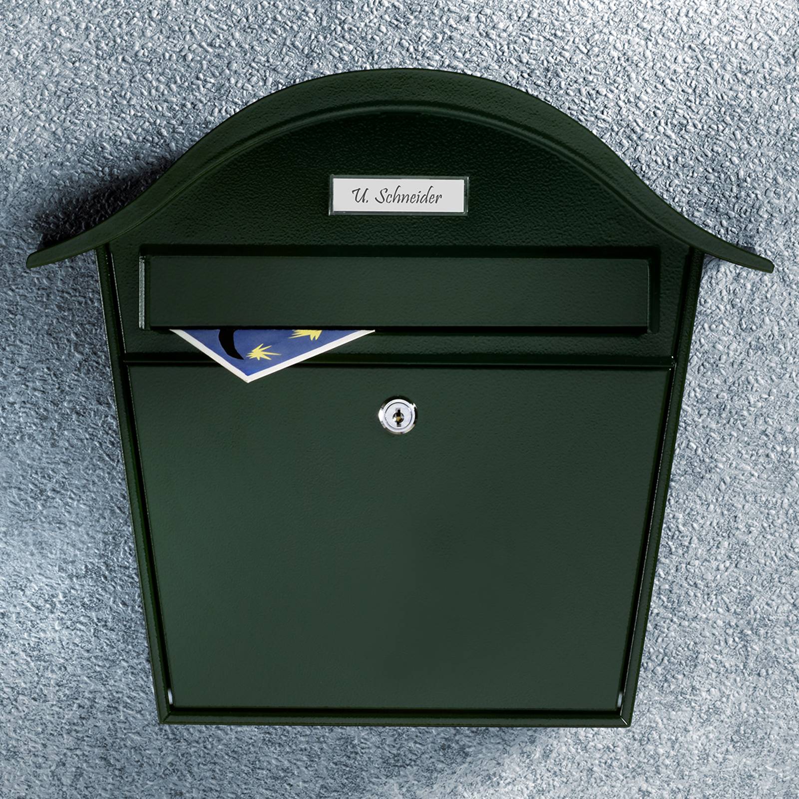 Vihreä postilaatikko Holiday 5842, terästä