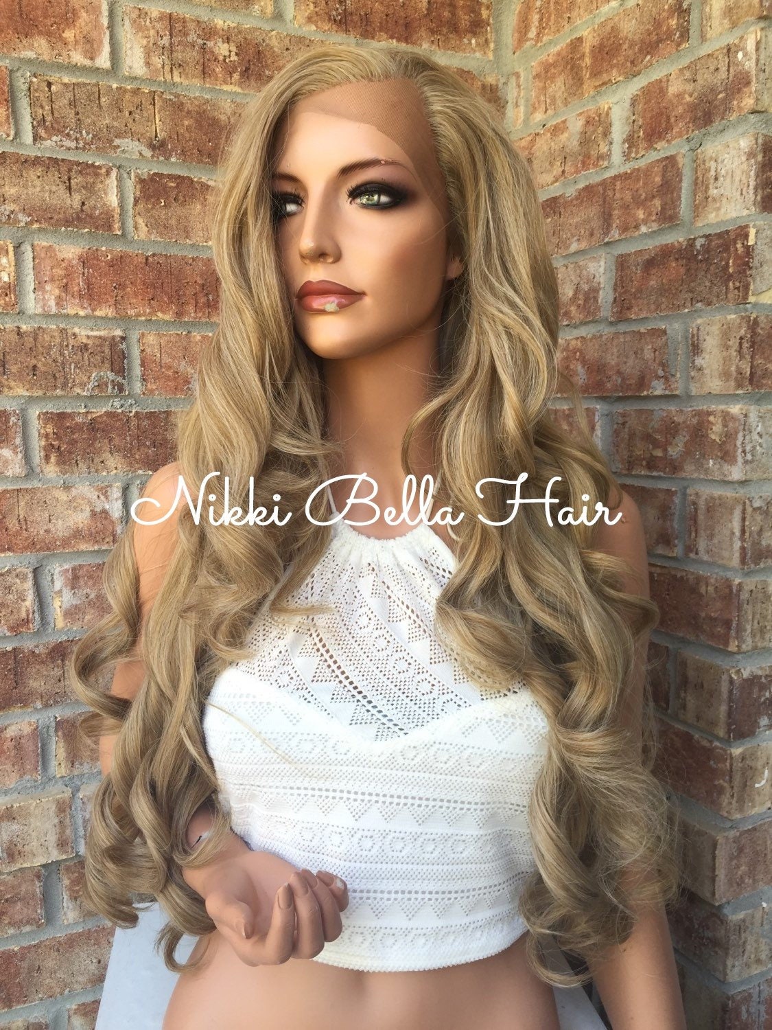 Debbie Human Hair Blend Multi Parting Lace Front Wig