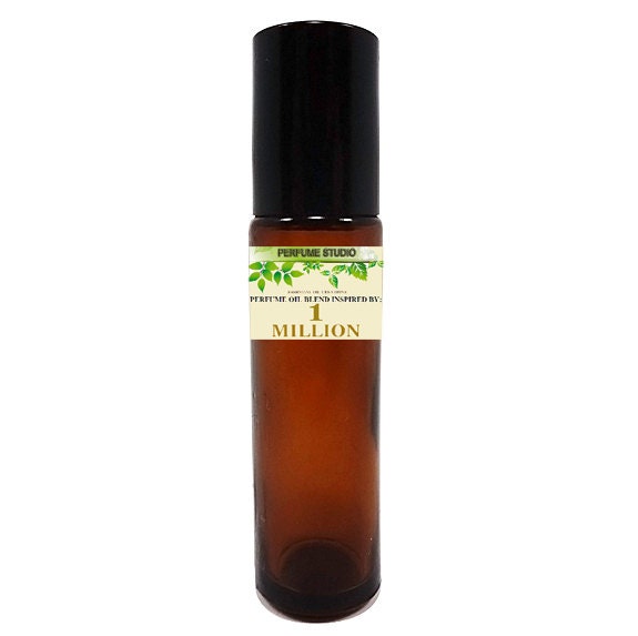 Custom Blend Premium Perfume Oil Made To Order - Similar Notes & Accords 1-Million Amber Glass Roller Bottle 10 Ml