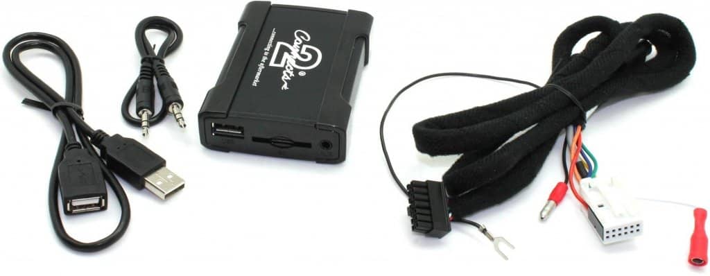 Skoda autokohtainen USB AUX 3.5mm adapteri