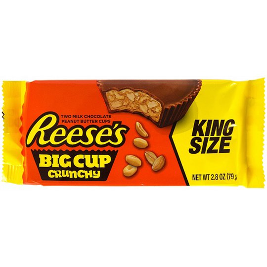 Makeiset "Big Cup Crunchy" 79 g - 88% alennus