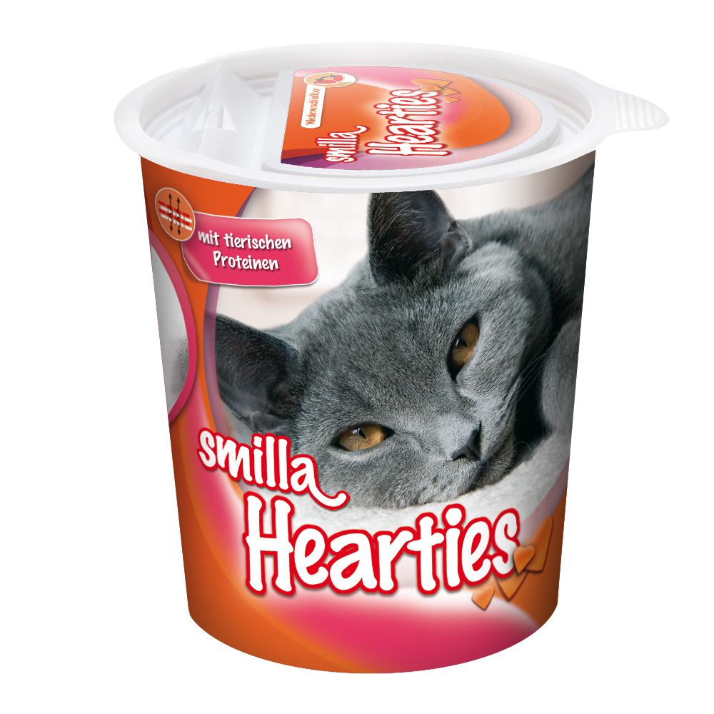 3 x 125g Smilla Cat Snacks - Special Price!* - Hearties (3 x 125g)