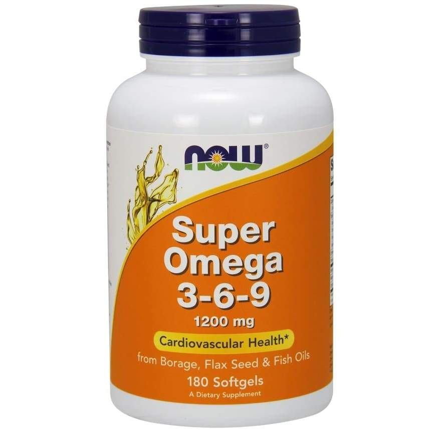Super Omega 3-6-9, 1200mg - 180 softgels