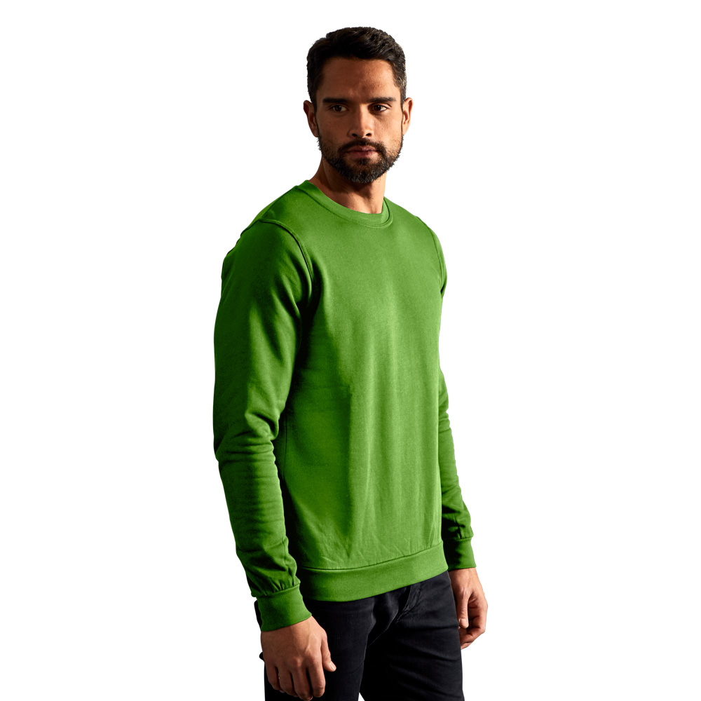 Premium Sweatshirt Herren, Limettengrün, L