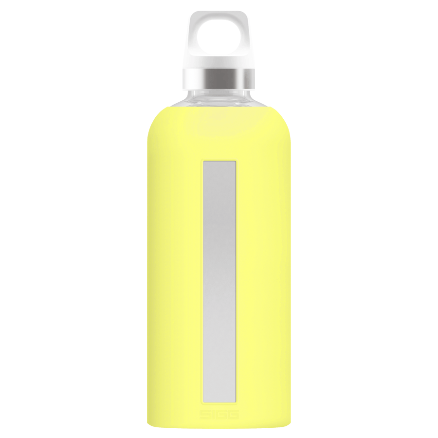 SIGG Glass Water Bottle Star, Ultra Lemon / 0.5