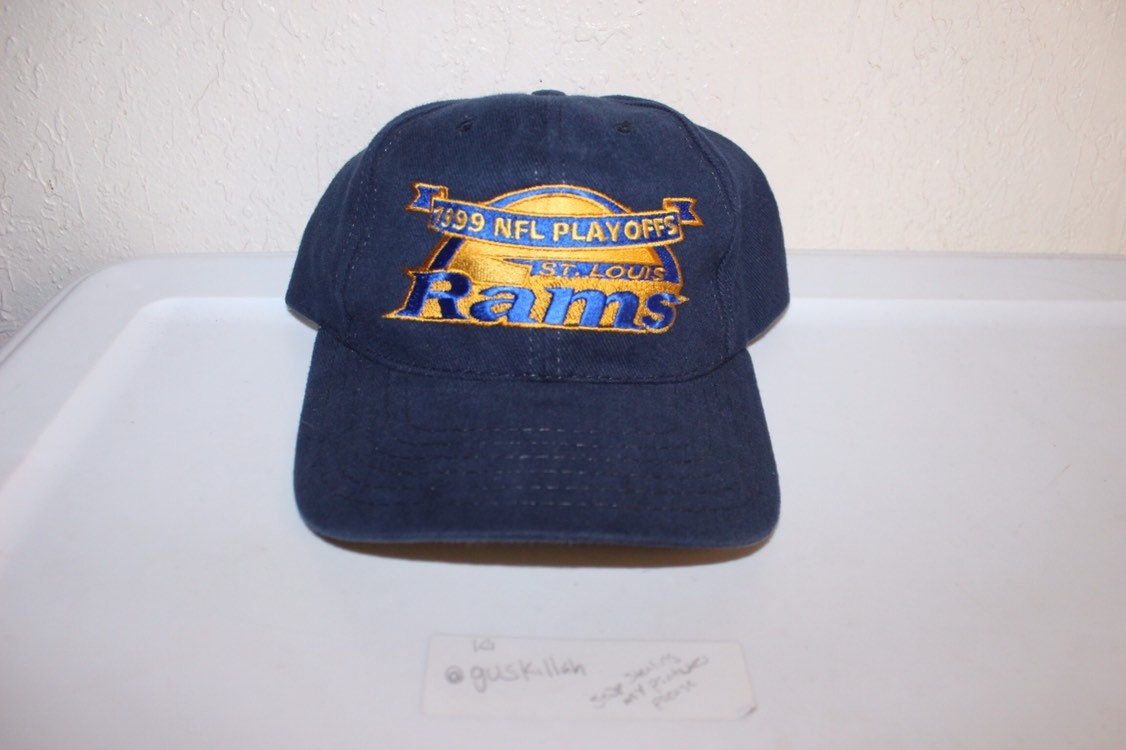 Vintage 90's St Louis Rams Strapback Hat By American Needle