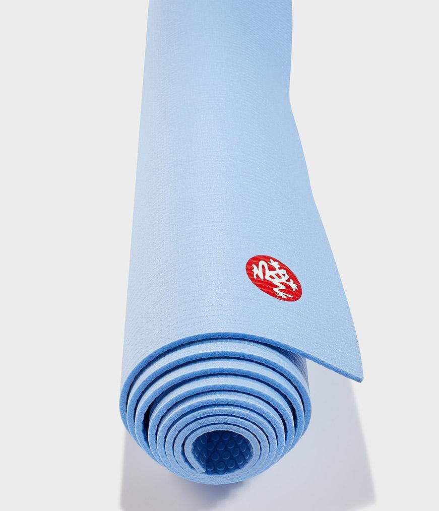 PROlite Yoga Mat 4.7 mm - OEKO-TEX Certified PVC, Clear Blue