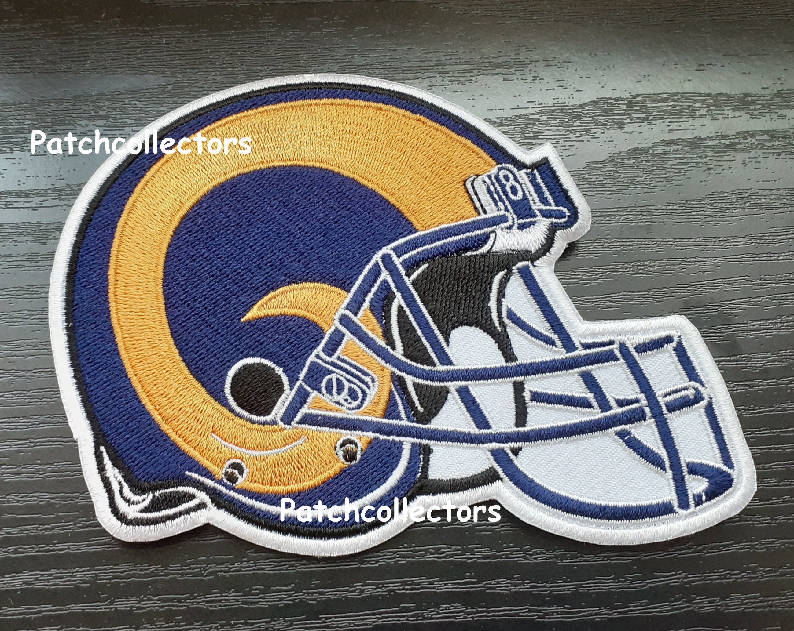 Los Angeles Ram La Rams Helmet Team Logo Patch Nfl Football Usa Sports Superbowl Emblem Jersey Sew On