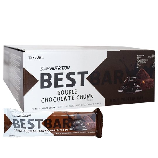 Laatikollinen Proteiinipatukoita "Double Chocolate Chunk" 12 x 60g - 62% alennus