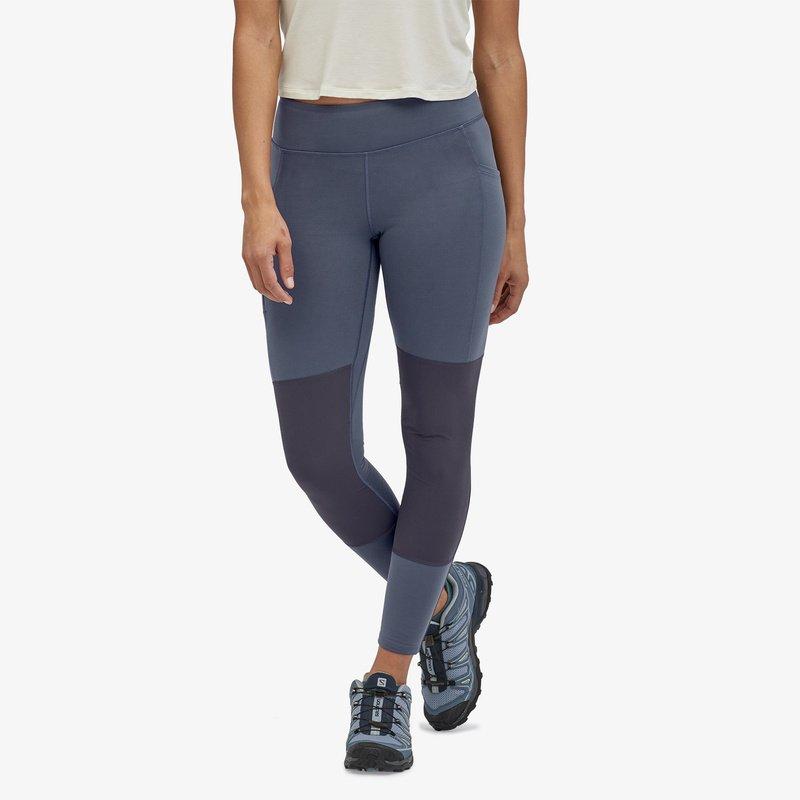 Patagonia Women's Pack Out Hike Tights - Recycled Nylon, Smolder Blue / S