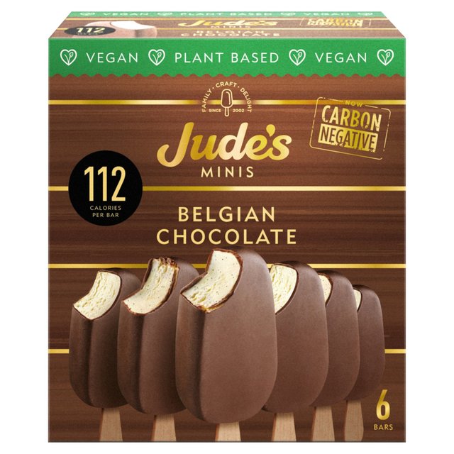 Jude's Vegan Mini Belgian Chocolate Sticks