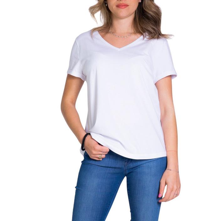 Ea7 Women's T-Shirt White 283886 - white L