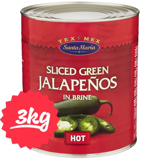 Green Jalapeños 3kg - 80% alennus