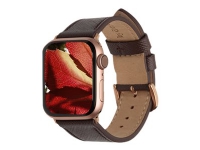 dbramante1928 Madrid - Urrem for smart watch - 172 - 220,5 mm - mørk chokolade - for Apple Watch (38 mm, 40 mm)