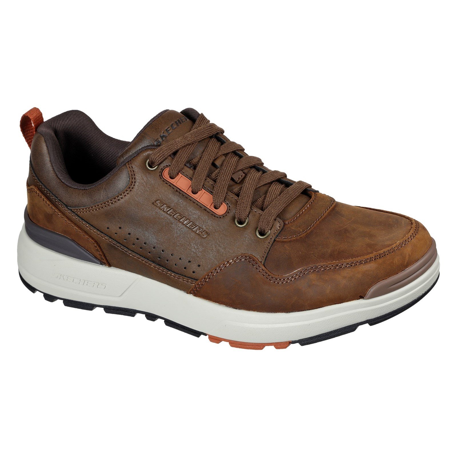 Skechers Men's Rozier Mancer Trainer Multicolor 32450 - Chocolate/Dark Brown 6