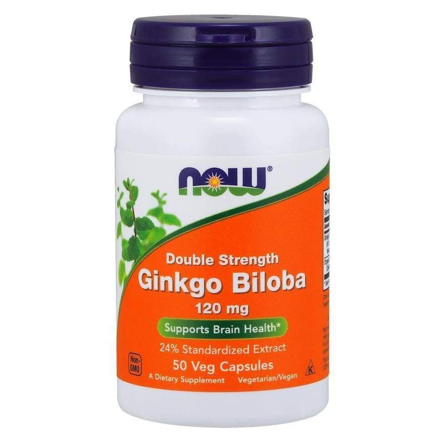 Ginkgo Biloba Double Strength, 120mg - 50 vcaps