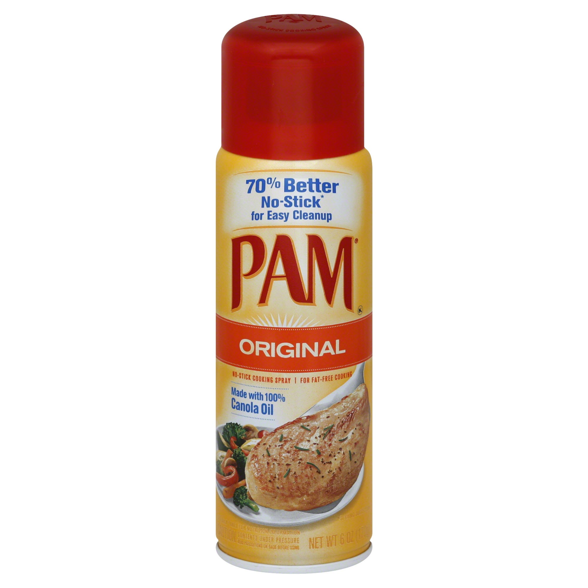 Pam Cooking Spray, No-Stick, Original 6 oz (170 g)