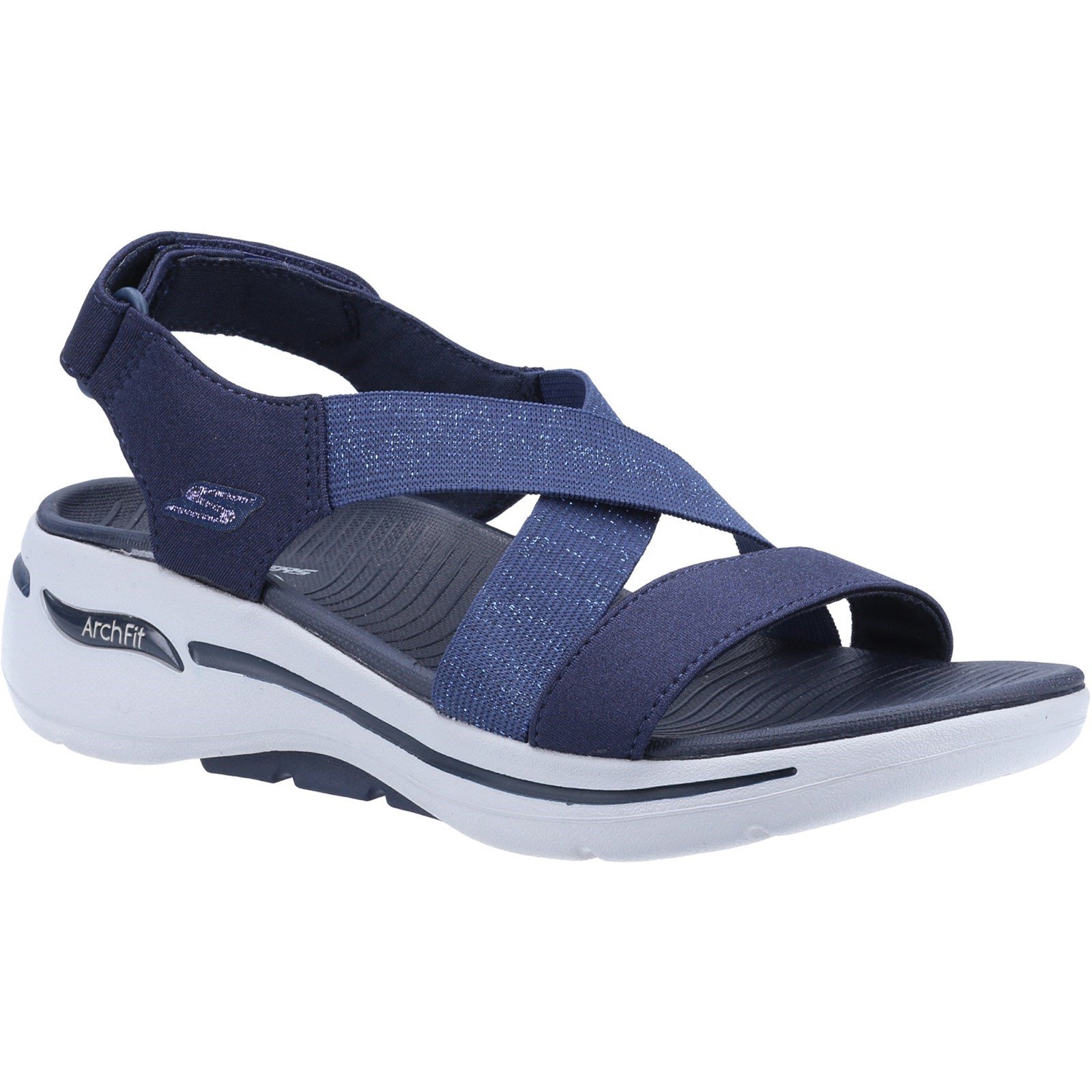 Skechers Women's Go Walk Arch Fit Astonish Summer Sandal Various Colours 32153 - Navy 5