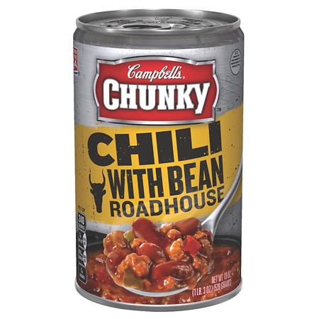 Campbell's Chunky Chili with Bean Roadhouse Beef & Bean - 19.0 Ounces