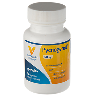 Pycnogenol® Antioxidant - Supports Cardiovascular & Cellular Health - 50 MG (30 Capsules)