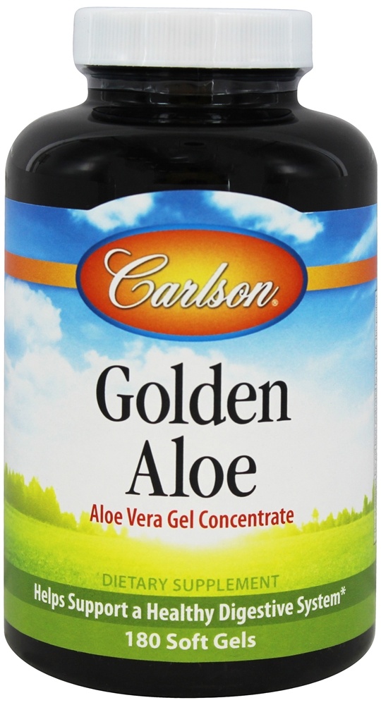 Carlson Labs - Golden Aloe (Aloe Vera Gel Concentrate) - 180 Softgels