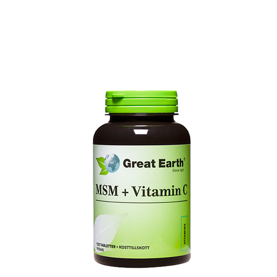 MSM+Vitamin C, 120 tabletter