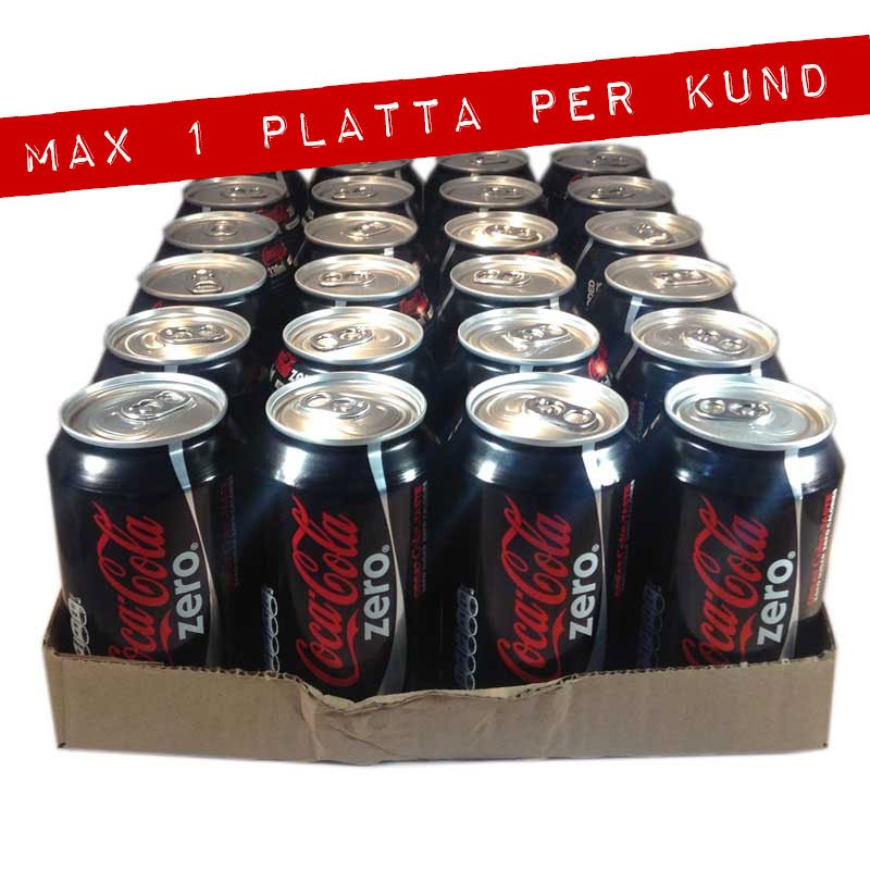Hel platta Coca-Cola Zero - 70% rabatt