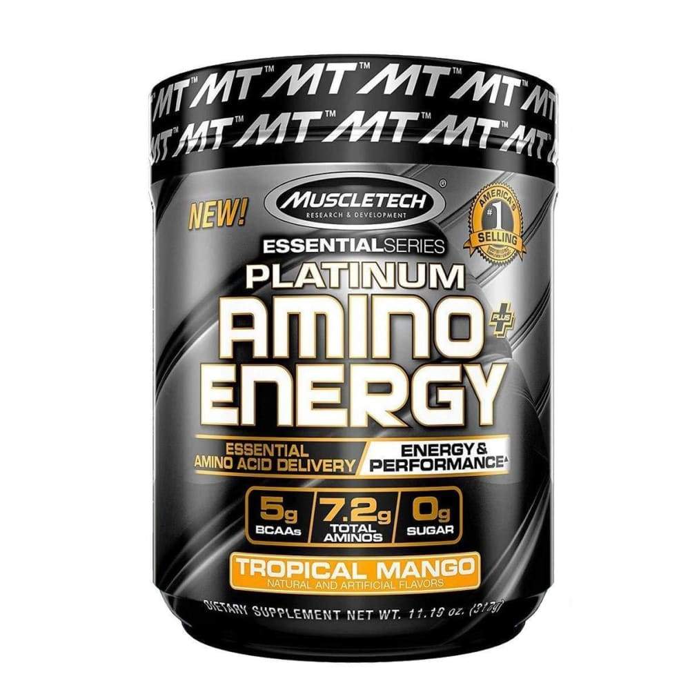 Platinum Amino + Energy, Tropical Mango - 317 grams