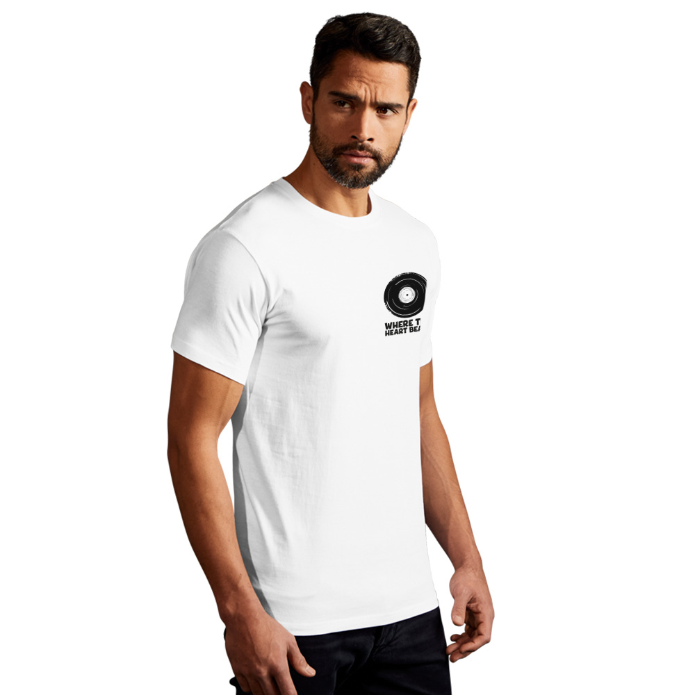 Print "promodoro heart beats" Premium T-Shirt Herren, Weiß, XL