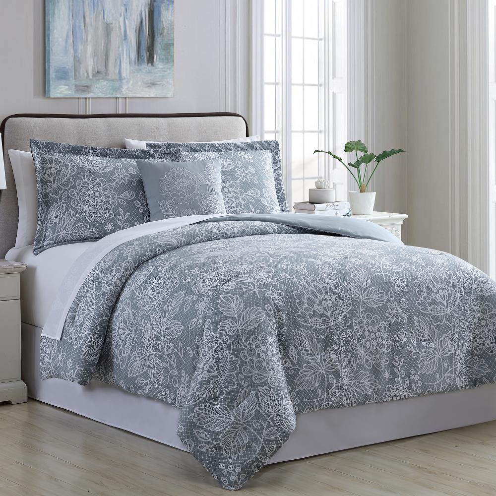 Amrapur Overseas Olivia Comforter Set Multi Multi Reversible King Comforter (Blend with Polyester Fill) | 4BNB68RG-OLV-KG