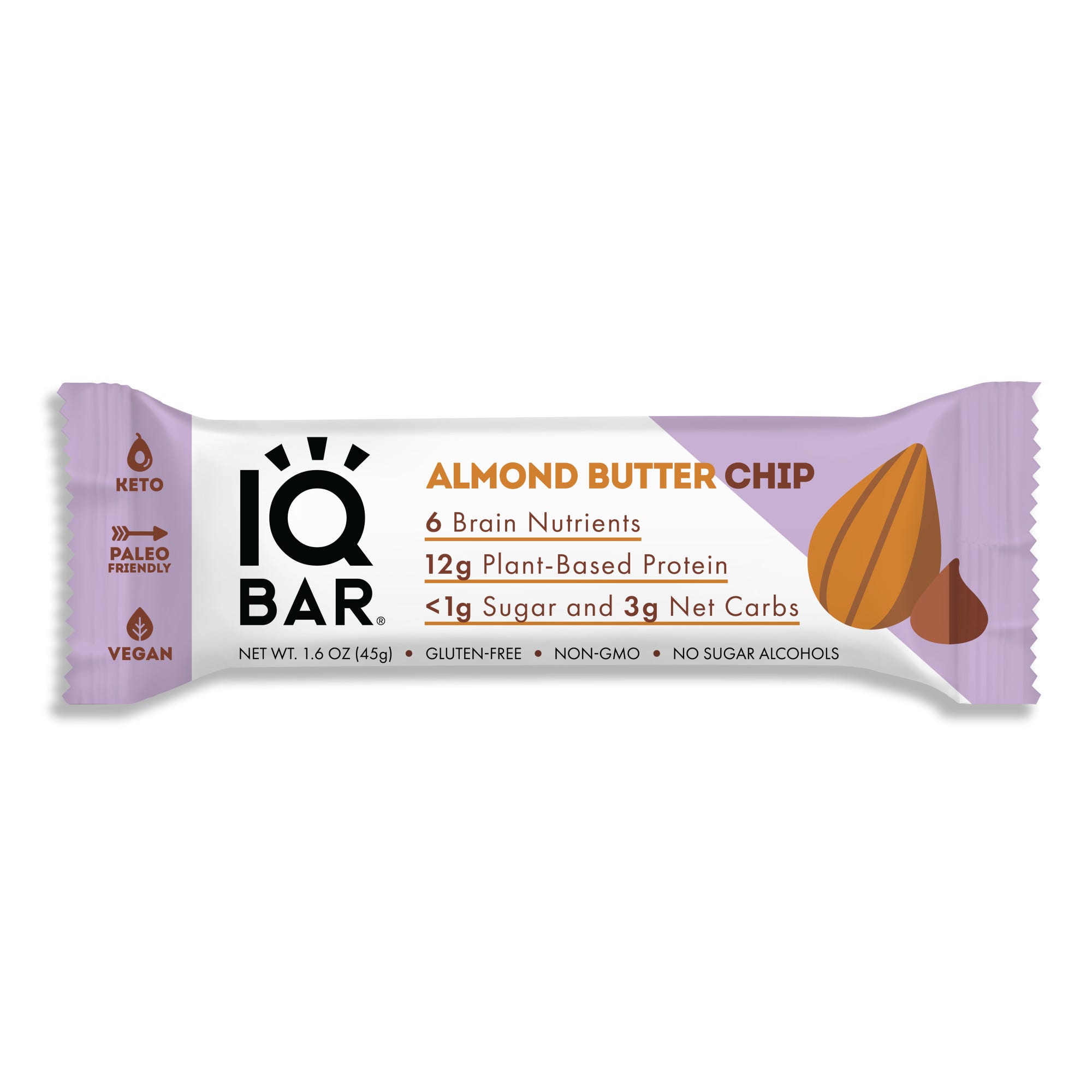 IQ Bar, Almond Butter Chip - 1.6 oz