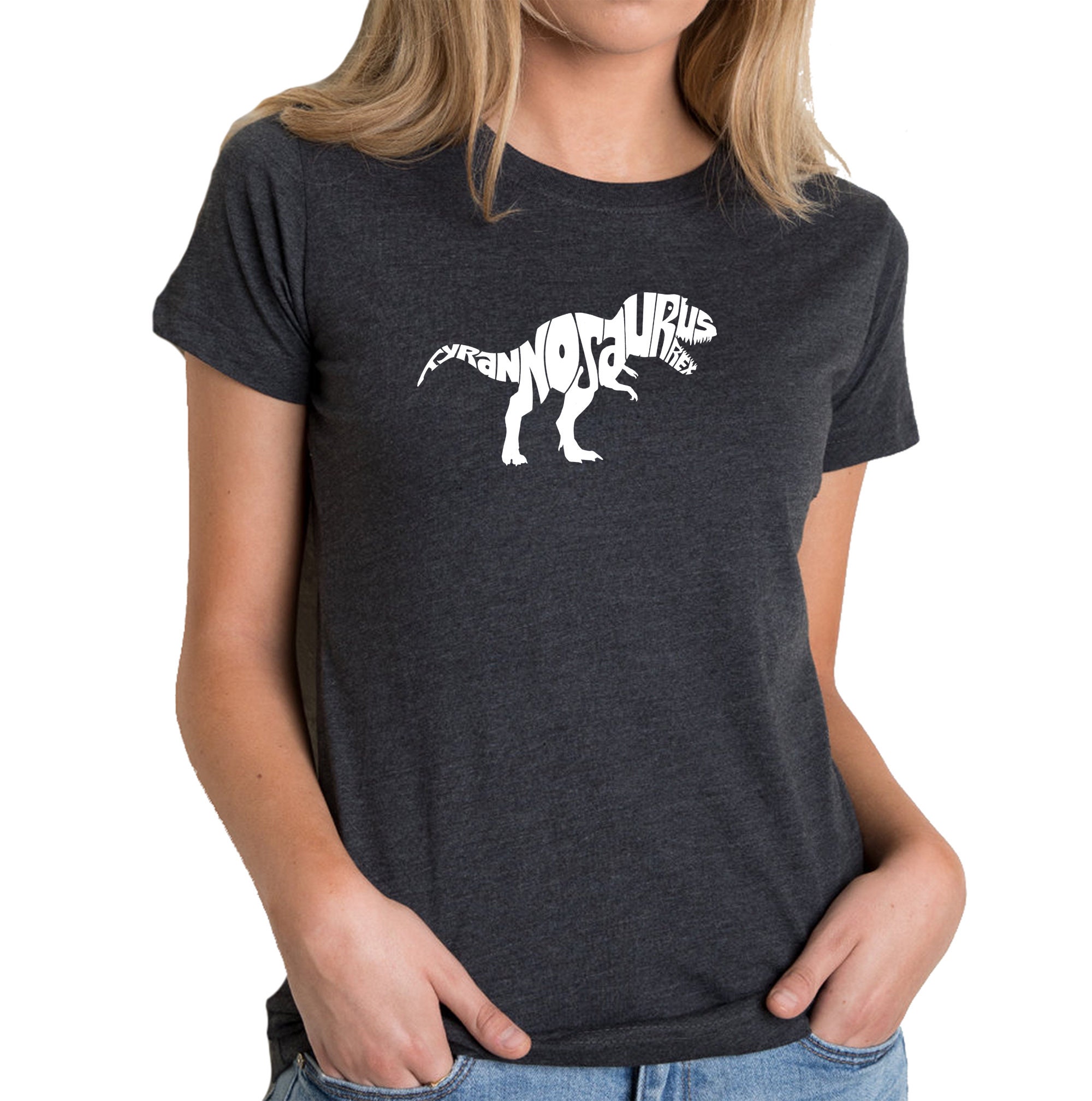 Women's Premium Blend Word Art T-Shirt - Tyrannosaurus Rex