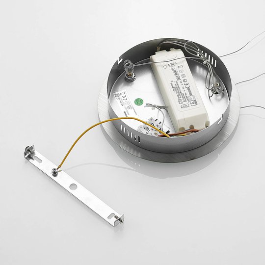Lucande Sakina -LED-riippuvalaisin, kromi Ø 58 cm