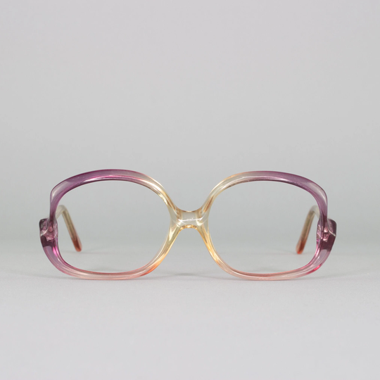 Buy Vintage Eyeglasses Round 70s Glasses Clear Purple Eyeglass Frame 1970s Aesthetic Deadstock 