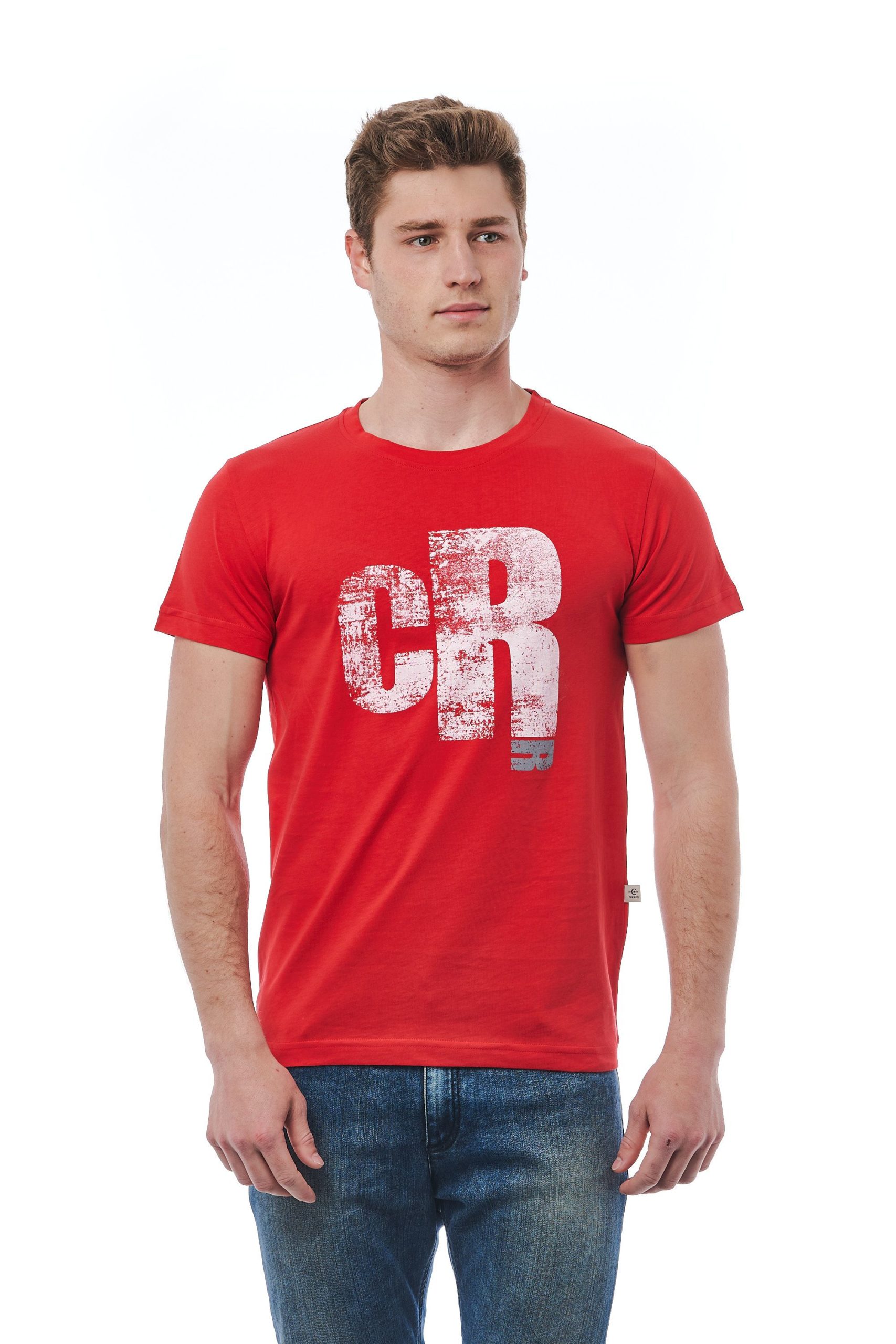 Cerruti 1881 Men's Rosso T-Shirt Red CE1410070 - M