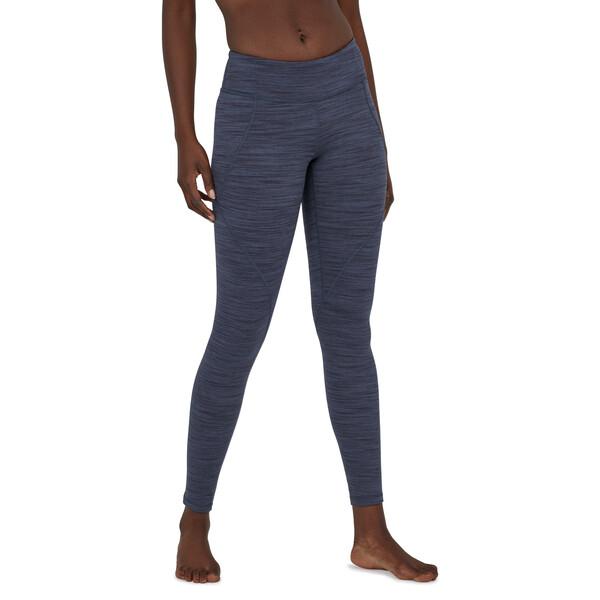 Patagonia Women's Centered Tights - Recycled Polyester, Space Dye: Dolomite Blue / S