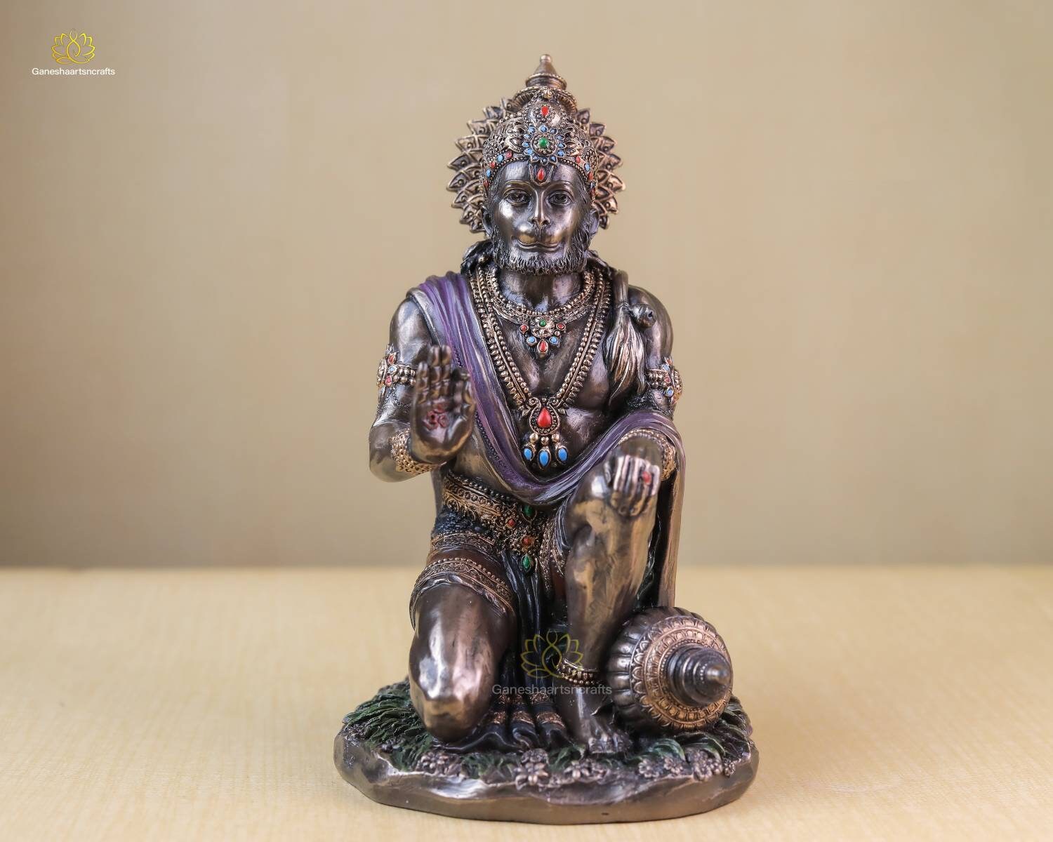Hanuman Statue | Sitting Figurine Lord Of Victory Ram Bhakt |Lord Devotee God Strength Bajrangbali