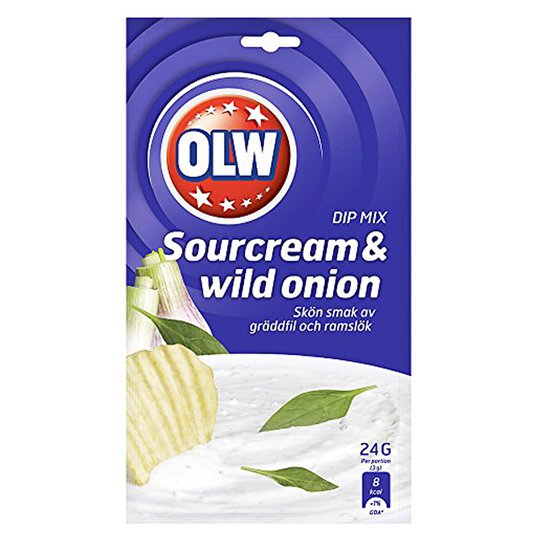Dippiainekset "Sourcream & Wild Onion" 24 g - 51% alennus