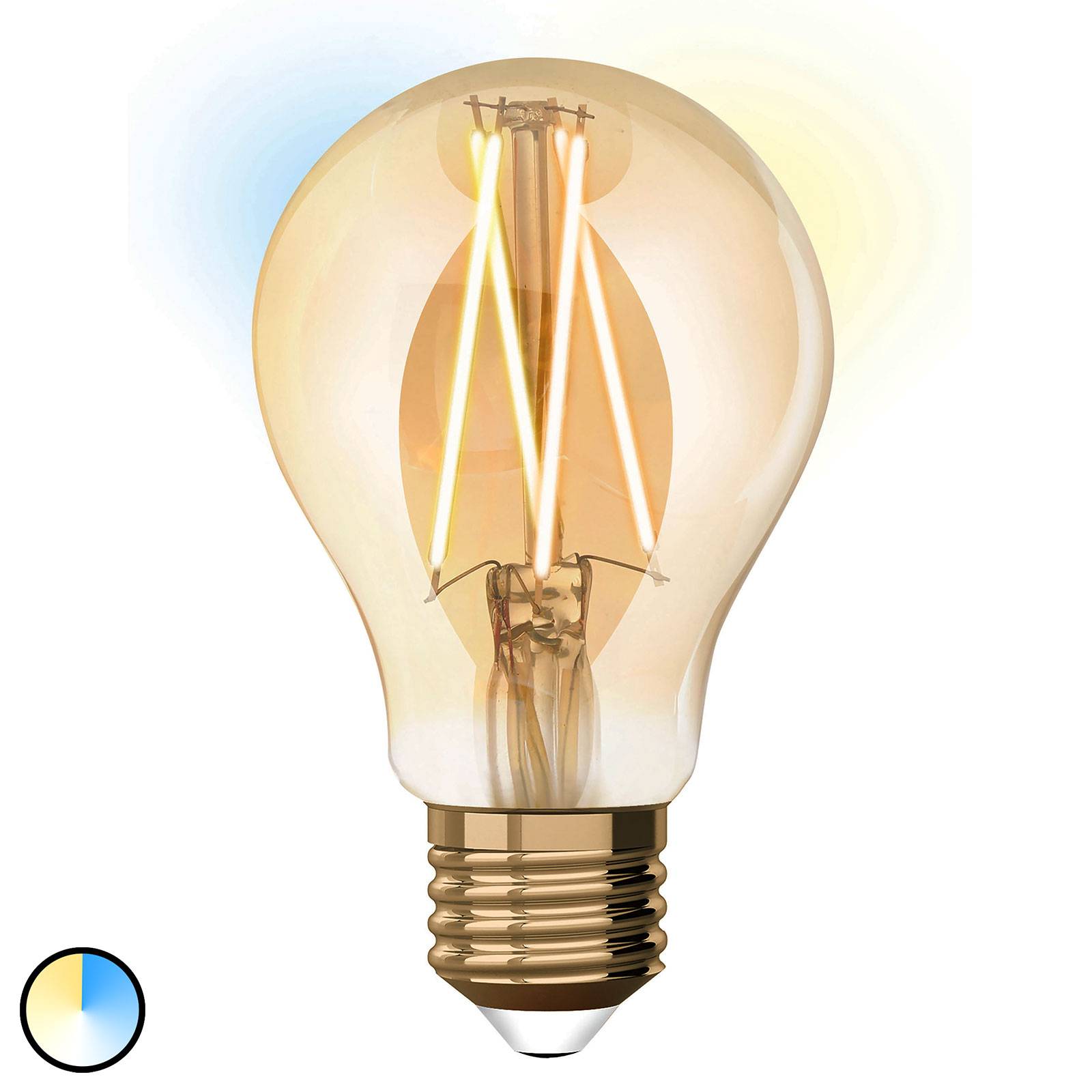 iDual-LED-filamenttilamppu E27 9W A60, laaj.osa