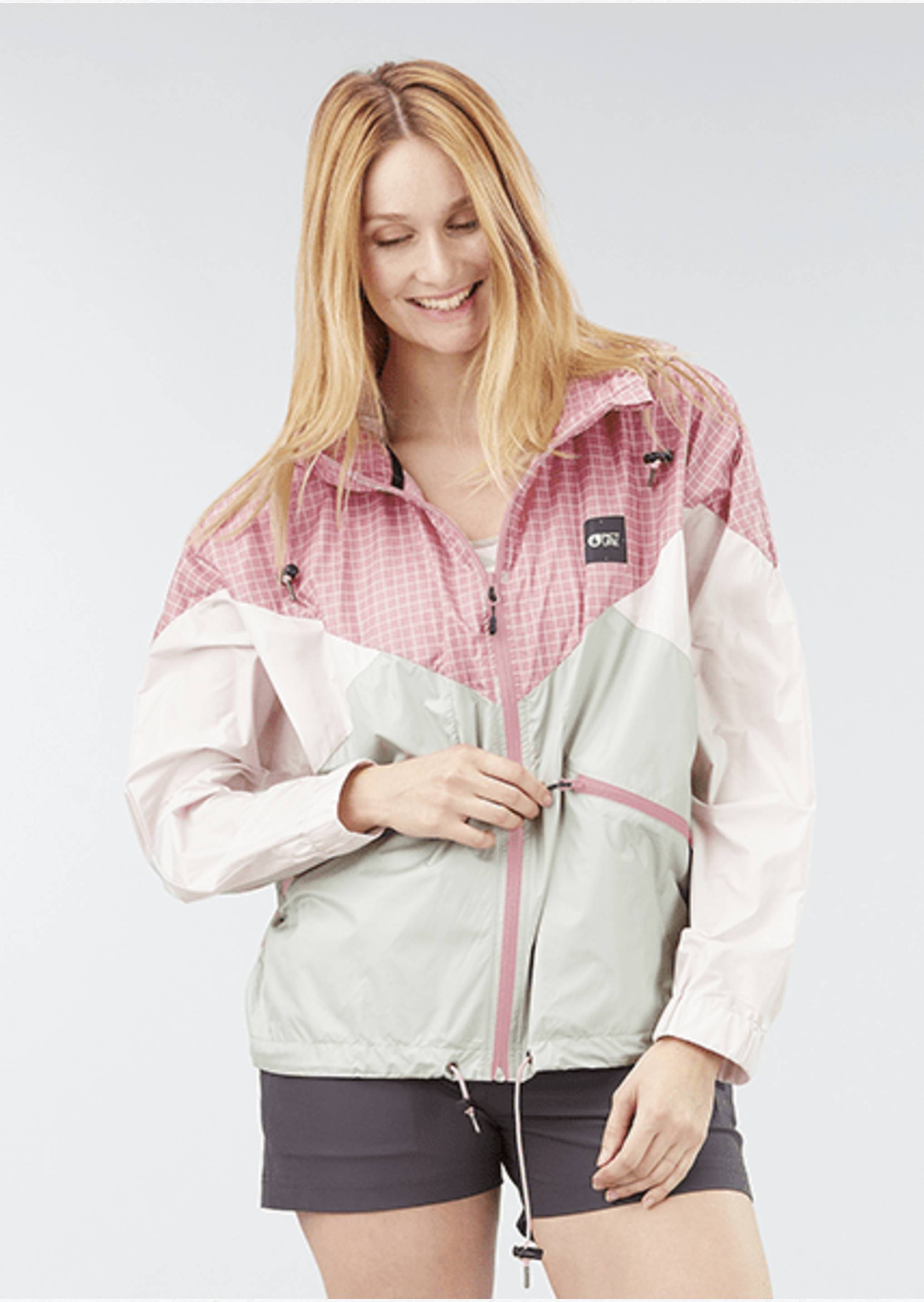Picture Organic Women's Delva Tech Jacket - Recycled Polyester, Ash rose / M