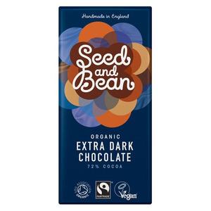 Mørk chokolade 72% Ø (seed&bean) - 85 gr