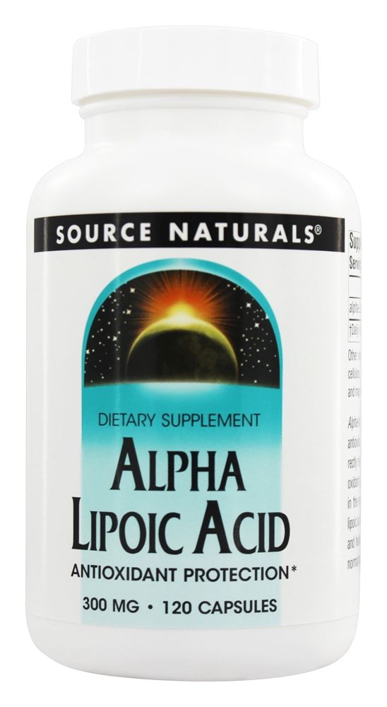 Source Naturals - Alpha Lipoic Acid 300 mg. - 120 Capsules
